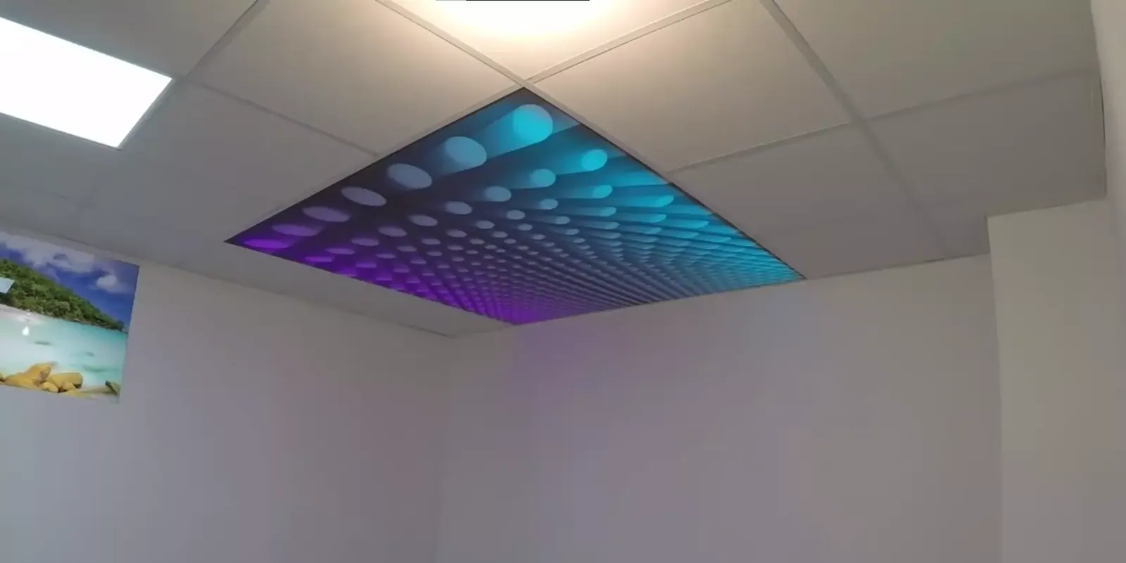 3D натяжной потолок для офиса — Прокопьевск, проспект Гагарина, 39, фото 1